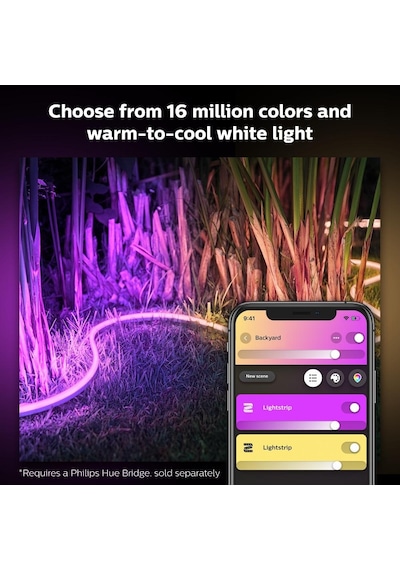 Philips Hue Outdoor Renkli Akıllı Led Şerit 5mt
