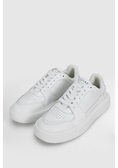 Lufian Mateas Erkek Deri Sneaker Ayakkabı 112230251 Beyaz
