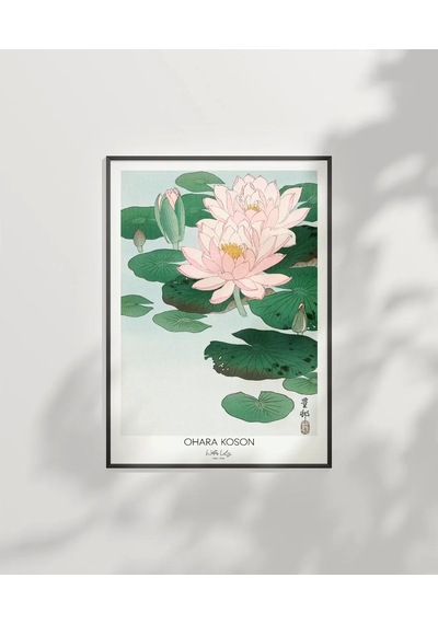 Çerçevesiz Poster Ohara Koson Nilüfer