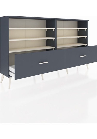 Arges Konsol 6 Raflı 2 Çekmeceli 176x30x99 Antrasit-aytaşı/antra Antrasit-aytaşı/antrasit Arges Konsol 6 Raflı 2 Çekmeceli 176x30x99 Antrasit-aytaşı/antra Antrasit-aytaşı/antrasit