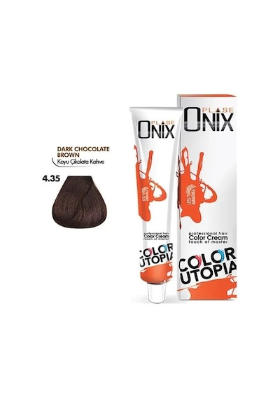 Tüp Saç Boyası 60 Ml Profesyonel Boya - 4/35 Koyu Çikolata Kahve