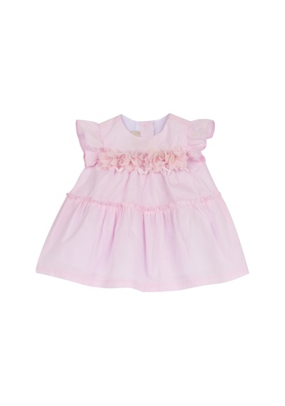 Chicco Kız Bebek Kısa Kollu Elbise 09101844000000 000011 Pembe