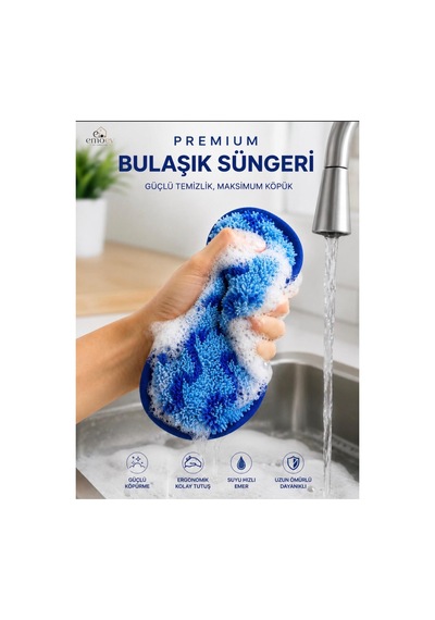 Mikrofiber Temizlik Seti 30x30 40x48 40x60 Cm Cam, Mutfak, Tezgah Ve Çok Amaçlı Temizlik Bezi + Sünger Diğer