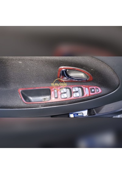Volvo S40 eski kasa, Full set Gül desenli Maun ,Torpido Maun Kaplama,Konsol Kaplama (Maun Gül Desen)