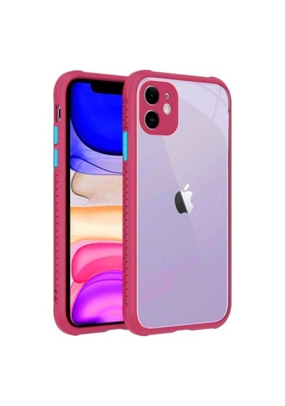 Apple Uyumlu iPhone 11 Kılıf Zore Kaff Kapak Mürdüm