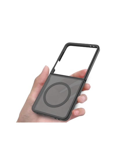 Samsung Galaxy Z Flip 8 İle Uyumlu Kılıf M-safe Şarj Özellikli Kamera Korumalı Lunex Kapak Z Flip 8 İçin Kılıf