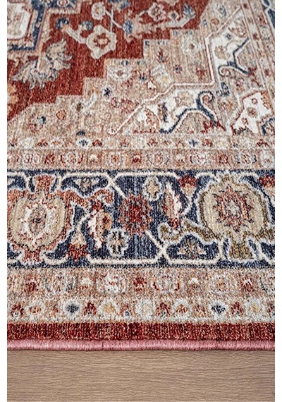 Renkli Vintage Modern Salon Koridor Yatak Ve Oturma Odası Halısı Çok Renkli