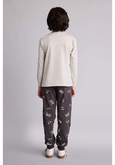 Defacto Regular Fıt 2li Pijama Takımı Erkek Çocuk G9974a826spgr400 Gri-gr400 Defacto Regular Fıt 2li Pijama Takımı Erkek Çocuk G9974a826spgr400 Gri-gr400
