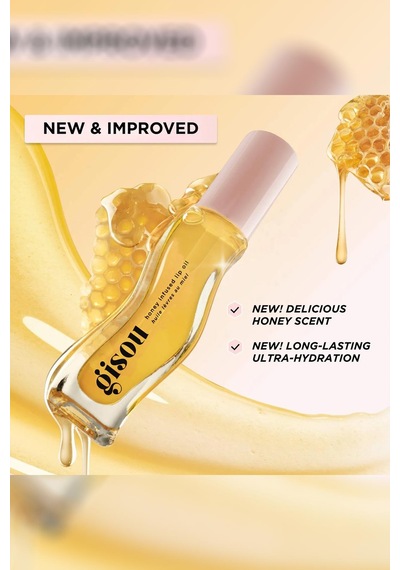 Gisou Honey Infused Nemlendirici Ve Parlatıcı Dudak Bakım Yağı Honey Gold 8ml