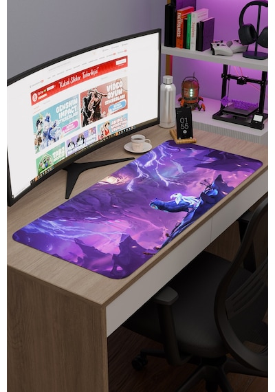 Ori And The Will Of The Wisps Dikişli Kauçuk Oyuncu Mousepad V1 - 90x40 Xxl Gaming Mouse Pad