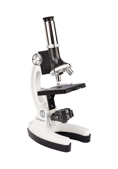 Ayrex Bushman Junior Science 1200x Taşıma Çantalı Beyaz Mikroskop