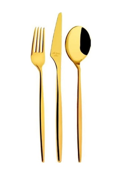 Aryıldz Studio Prestige Pvd Gold 89 Parça 12 Kişilik Çatal Kaşık Bıçak Takımı 222584 Altın