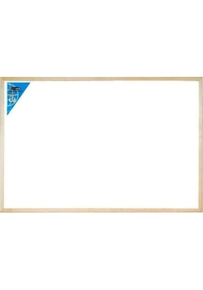 İnter Yazı Tahtası Ahşap Çerçeve 60x90cm Beyaz