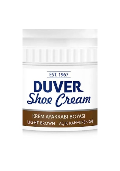Duver Kendiliğinden Parlaklık Sağlayan Açık Kahverengi 60 Ml Krem Ayakkabı Boyası Kahverengi