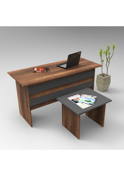 Robin Home Verona Ab Ofis Büro Masa Takımı Barok-gri
