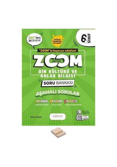6. Sınıf Zoom Serisi Din Kültürü Soru Bankası + Telefon Standı
