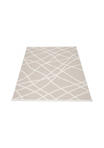 Modern Krem Geometrik Desenli Bej Sisal Halı Dokuma Salon Ve Mutfak Halısı Çok Renkli