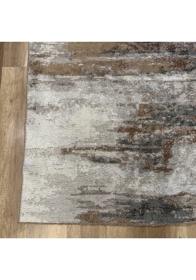 Hoom Rugs Arkaik Plz 09 Kahve Etnik Renkli Vintage Makine Halısı Çok Renkli