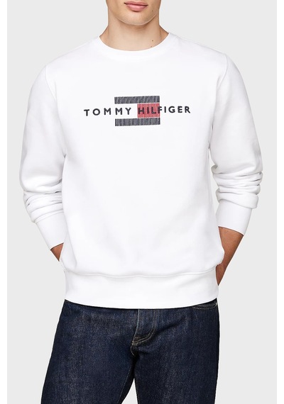 Tommy Hilfiger Erkek Sweat Mw0mw35541 Ybr Beyaz BEYAZ Beyaz