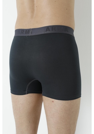 Arma Yıldız Erkek Füme Bambu Boxer 3'lü Paket-füme Füme