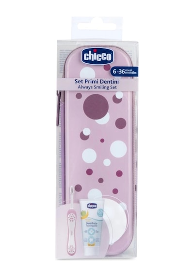 Chicco Diş Fırçası Seti 6+ Ay Lila