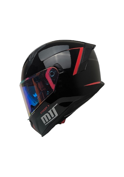 Mts Ece 22.R06 Güneş Vizörlü Full Face Motosiklet Kaskı Parlak Siyah