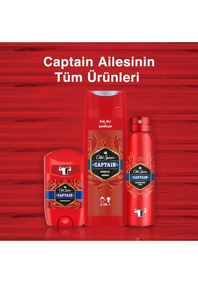 Old Spice Captain Deodorant Stick 2 x 50 ML