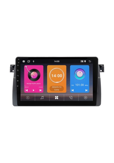 Bmw 3 Serisi E46 Uyumlu Android Multimedya Sistemi 1997-2005 8+256 Gb Premium Ekran Yazılımsal 9"