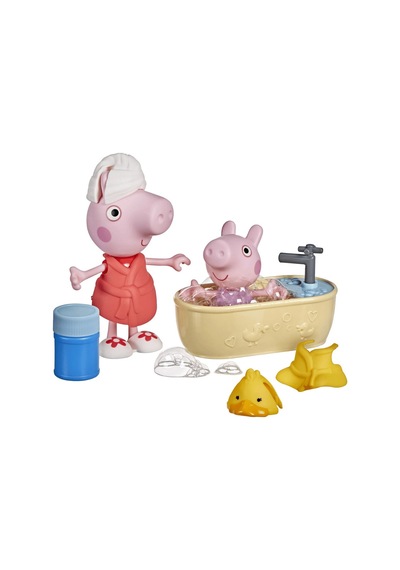 Pep Peppas Messy Moments Ast Peppa's Bubble Bath Playset G2184