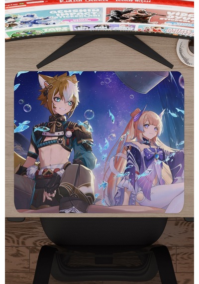 Gorou Genshin Impact Anime Oyuncu V1 - 48x40 Xl Gaming Mouse Pad Fare Altlığı