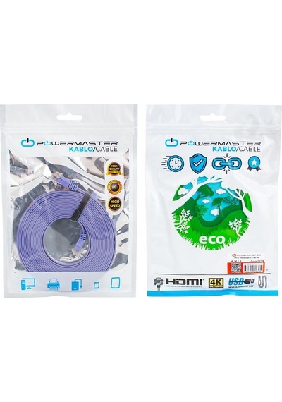 Powermaster Cat6 Yassı Kablo 5 Metre-185485