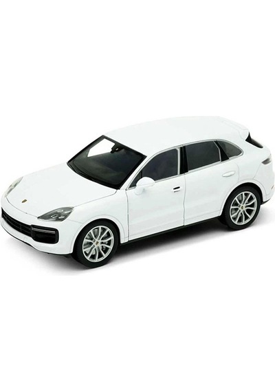 1:24 Ölçek Welly 2018 Porsche Cayenne Turbo Diecast Metal Minyatür Model Araba 15cm