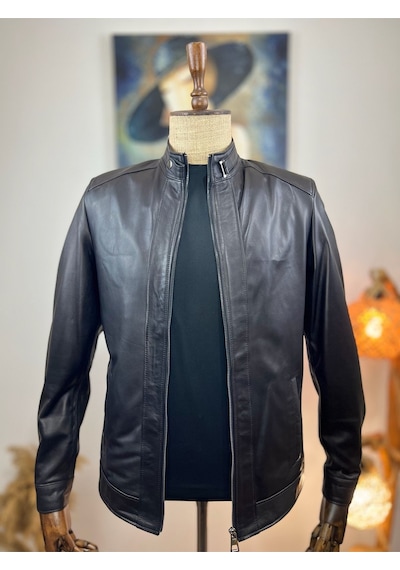 Always Leather Usta İşi Özel Dikim %100 Hakiki Deri 1803340016 Siyah