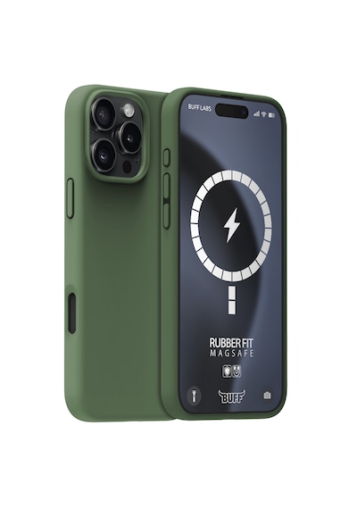Apple Uyumlu iPhone Buff 16 Pro Magsafe Rubber Fit Silikon Kılıf Cypress