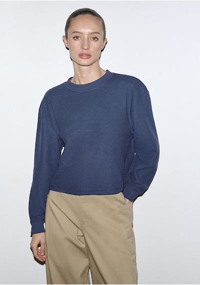 Mavi - Bisiklet Yaka Lacivert Sweatshirt 1s10508-70487 Lacivert