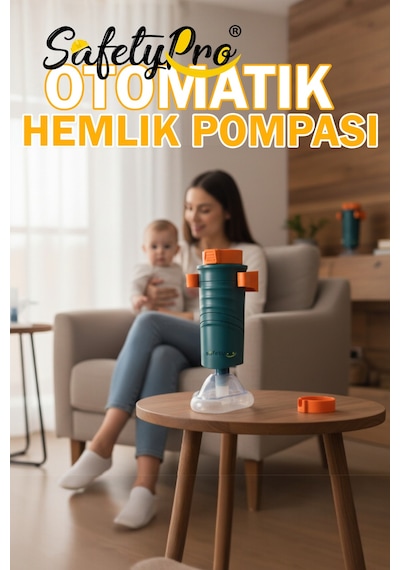 Safetypro Hemlik Heimlich Manevrası Pompası Otomatik Boğulma Lacivert