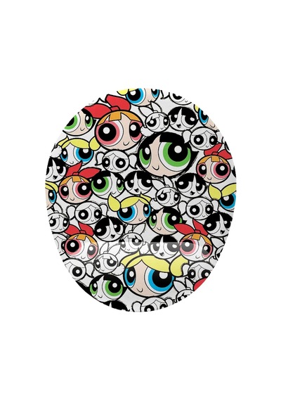 Powerpuff Desenli Bilek Destekli Mouse Pad