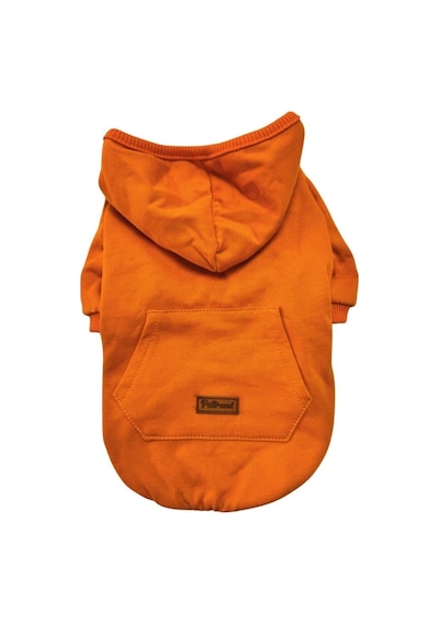 Açık Turuncu Kanguru Cepli Kedi-köpek Hoodie- Sweatshirt Kedi Köpek Kıyafeti