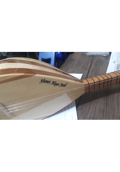 Saz İsme Özel Kısa Sap Saz Bağlama Tam Set