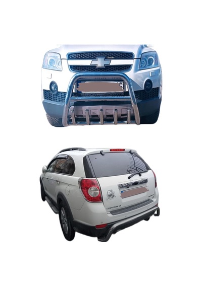 GÜRAKS Chevrolet Captiva 2012 Öncesi Krom Ön Ve Arka Tampon Korum