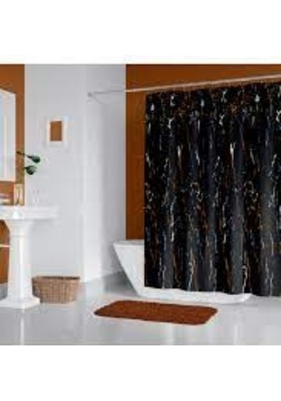 Jackline Banyo Duş Perdesi Çift Kanat 2x 110 x 200 CM Çok Renkli