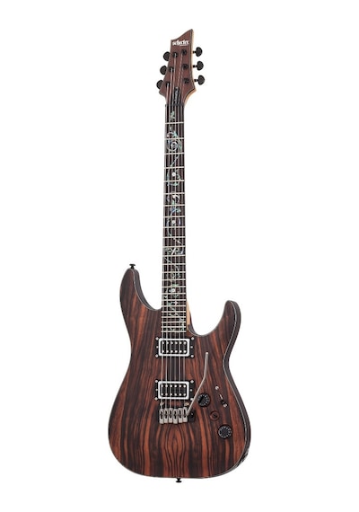 Schecter C-1 Exotic Ebony Elektro Gitar (Natural Satin)