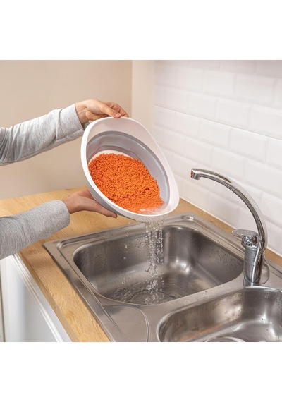 Katlanabilir Pratik Pirinç, Mercimek Süzgeci Yer Kaplamayan Katlanır Süzgeç Geniş Ve Kullanışlı Tasarım 30x25x15,5 Cm Diğer