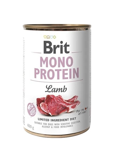 Brit Care Mono Protein Kuzu Etli Köpek Konservesi 400 Gr 6'lı Paket