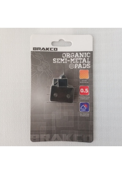 Bisiklet Disk Fren Balatası Kare Brakco