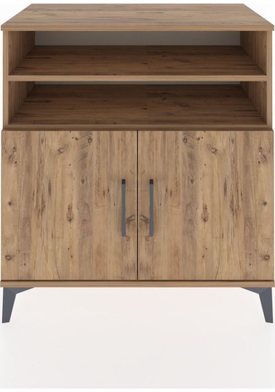 Hyperion Şifonyer 4 Raflı 2 Kapaklı 88x44x96 Çam-çam Çam