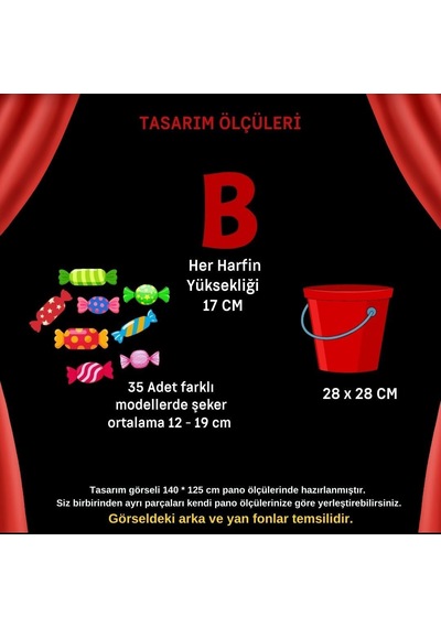 İyi Bayramlar Temalı Pano Süsü Genel