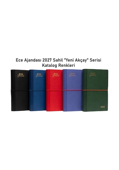 Ece Ajandası Yeni Akçay 2027 Lila - Günlük Çizgili 12x18