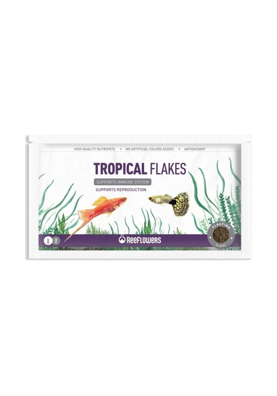 Reeflowers Tropical Flakes Balık Yemi 6  G