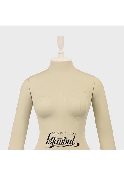 Videolu Ürün-38 Beden Kollu Balık Model Terzi Prova Mankeni 527200789